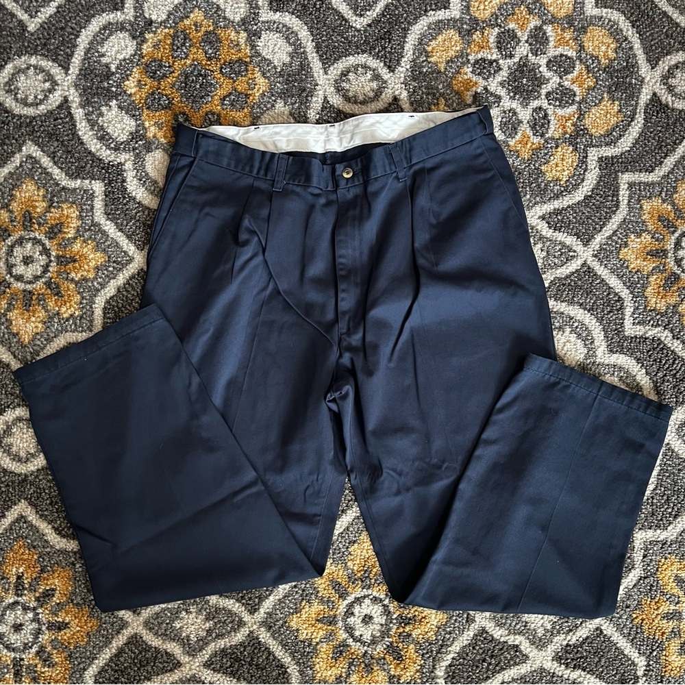 Timber Creek Navy Blue Khaki Pants 42x32 - Picture 2 of 5